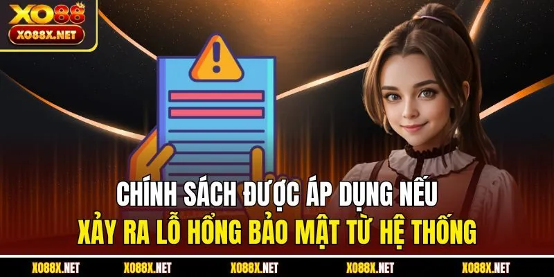 Chính sách được áp dụng nếu xảy ra lỗ hổng bảo mật từ hệ thống